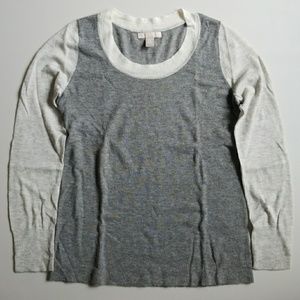 Banana Republic Italian Yarn Elbow Patch Sweater